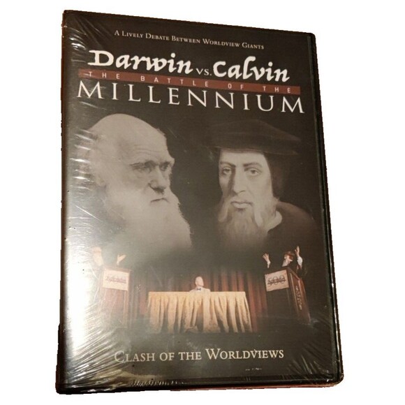 DVD Darwin Vs Calvin Battle Millennium Evolution Christianity Science-Brand New - Picture 1 of 2